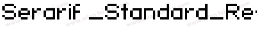Serarif _Standard_Re字体转换